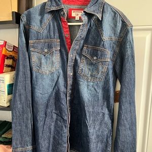 True Religion women’s denim long sleeve shirt